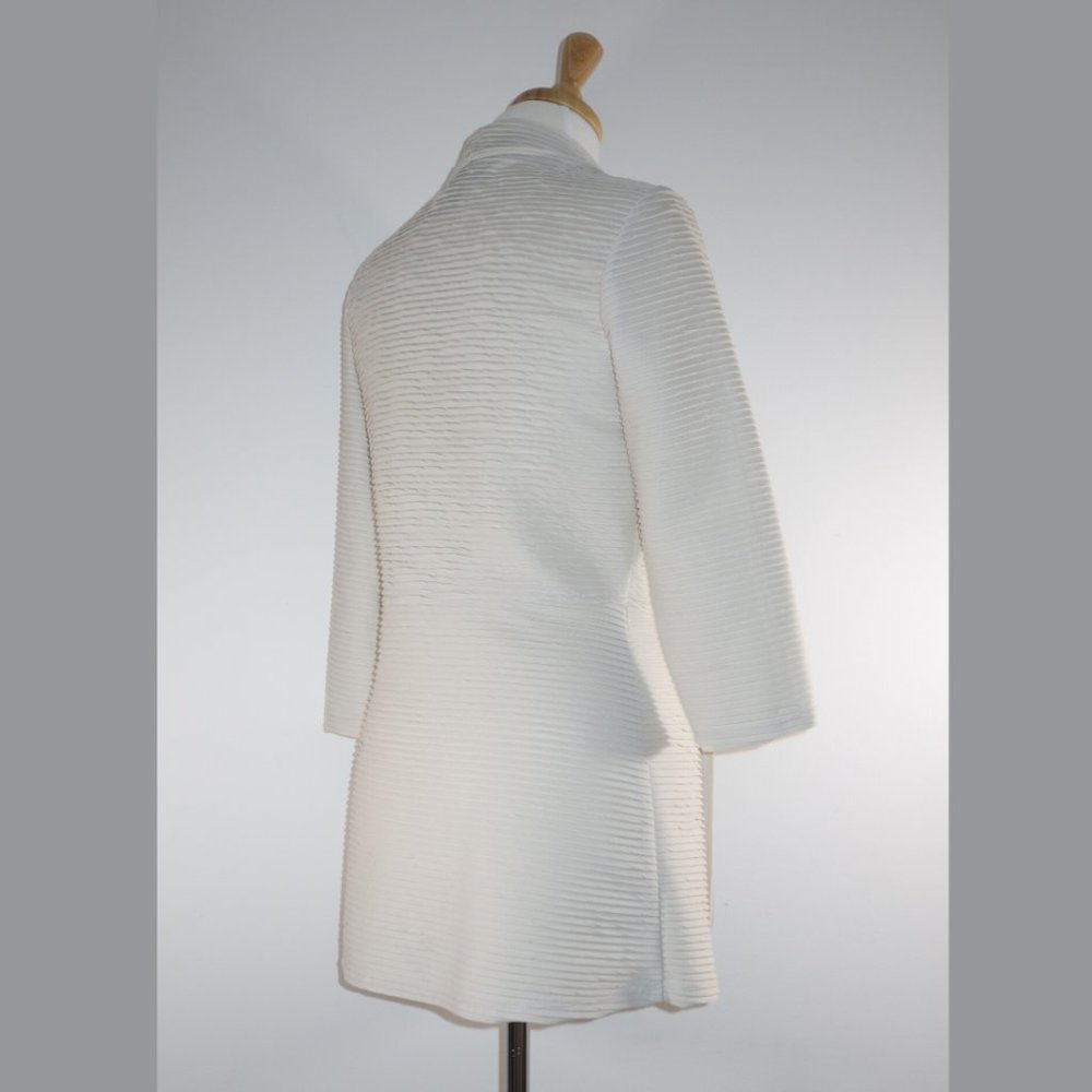 Frank Lyman Cream Cardigan Coat - size 6 - Picture 6 of 16